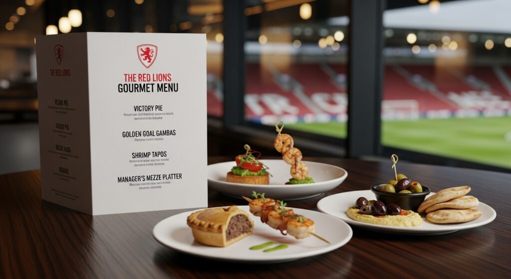 football club menu