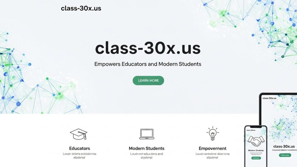 class-30x.us: Empowers Educators and Modern Students