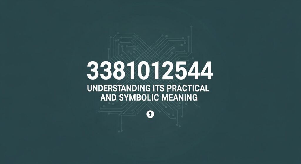 3381012544: Understanding Its Practical and Symbolic Meaning