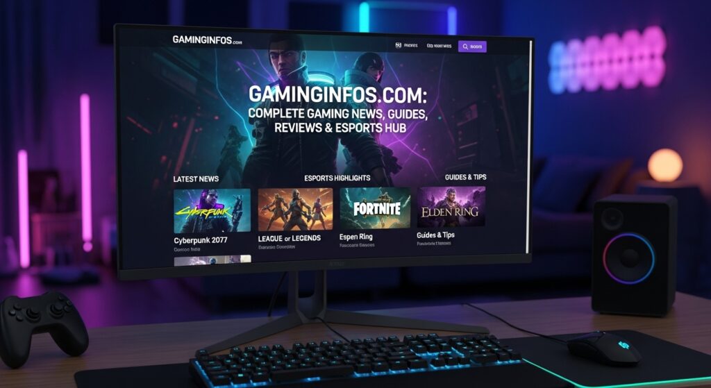 GamingInfos.com: Complete Gaming News, Guides, Reviews & Esports Hub