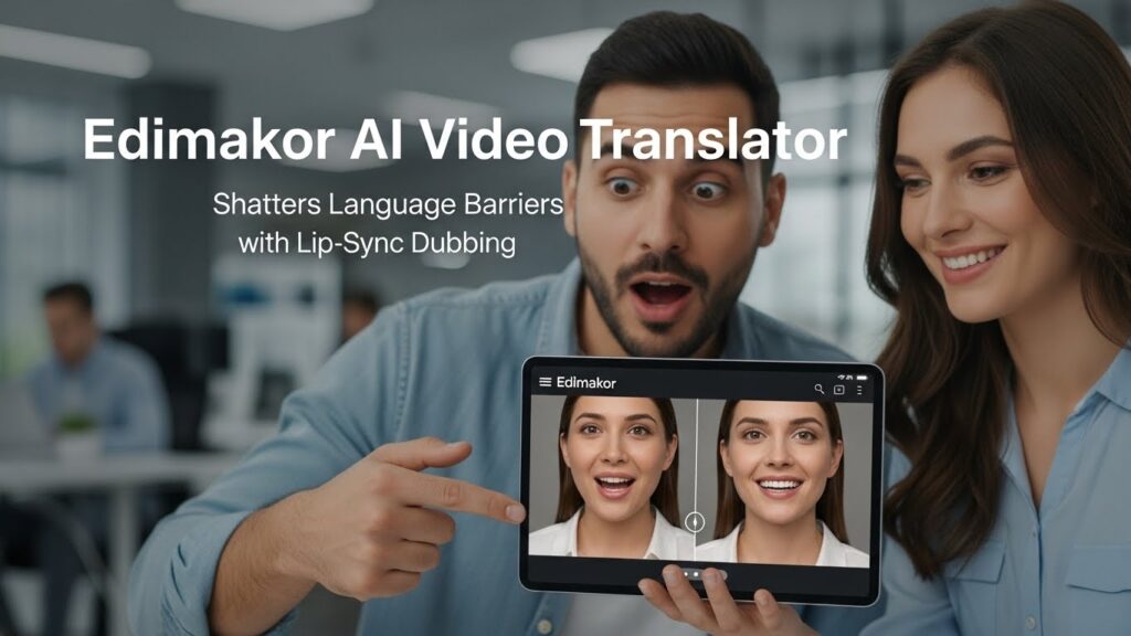 Edimakor AI Video Translator Shatters Language Barriers with Lip-Sync Dubbing
