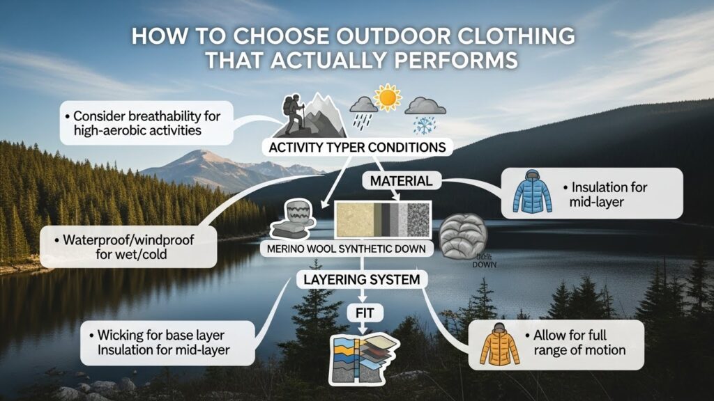 How to Choose Outdoor Clothing That Actually Performs