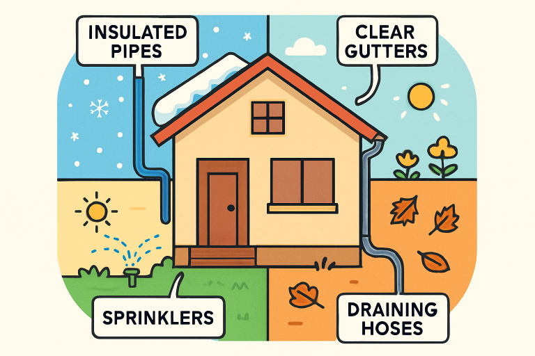 Preventing Plumbing Problems in Every Season