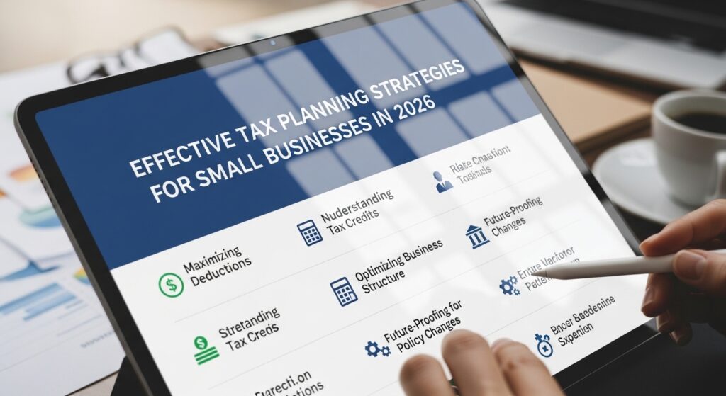 Effective Tax Planning Strategies for Small Businesses in 2026