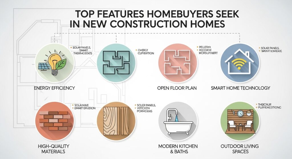Top Features Homebuyers Seek in New Construction Homes