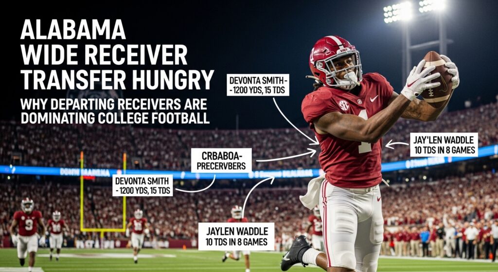 Alabama Wide Receiver Transfer Hungry: Why Departing Receivers Are Dominating College Football