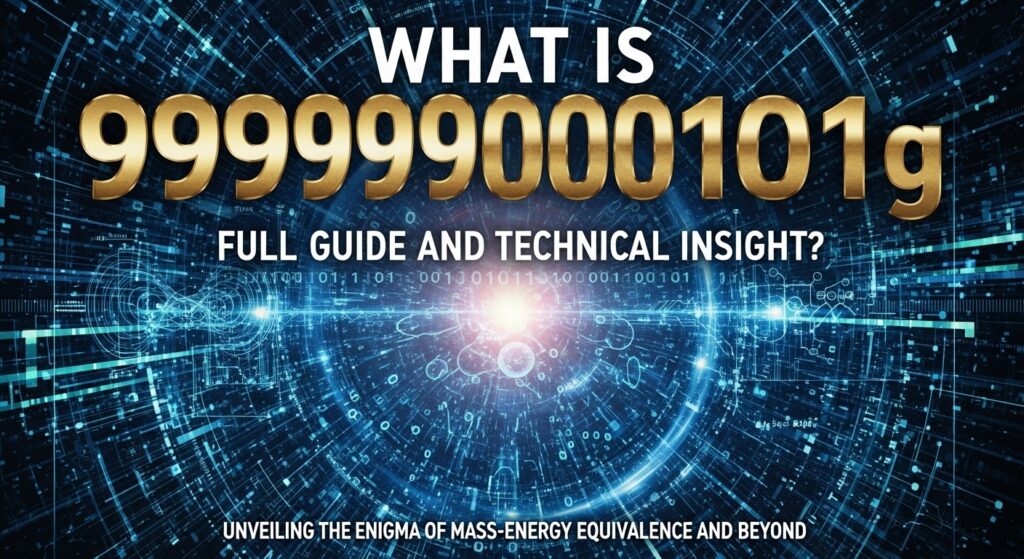 What Is 99999000101g? Full Guide and Technical Insight